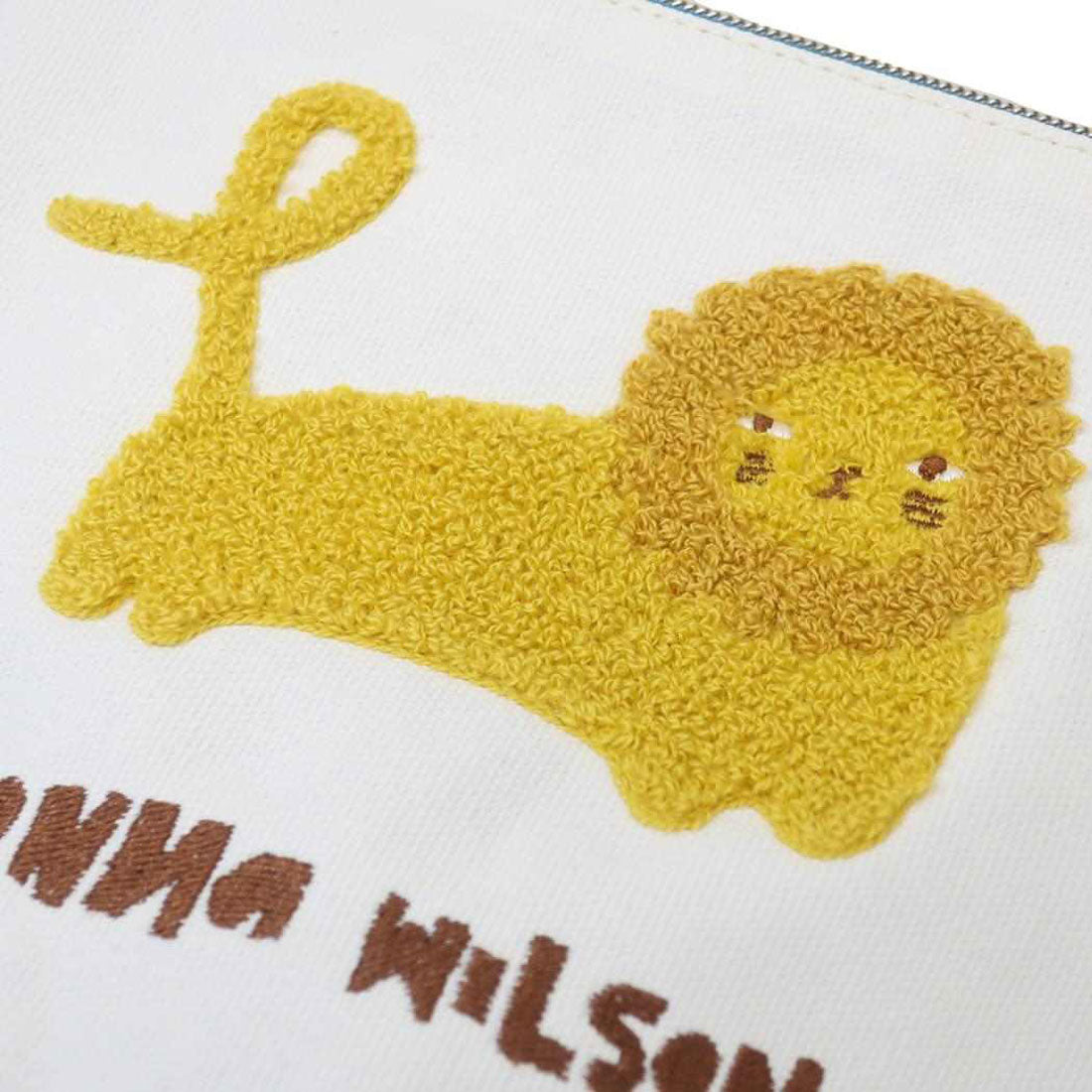 シネマコレクション cinemacollection ドナウィルソン コスメポーチ ポーチ ライオンのリッチー 丸眞 小物入れ おしゃれ グッズ ホワイト