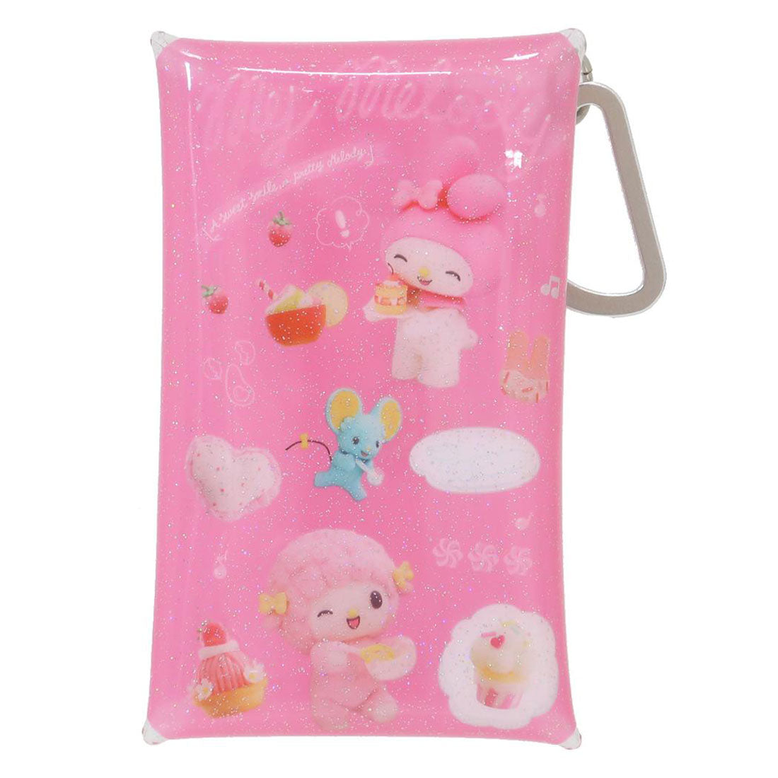 シネマコレクション cinemacollection マイメロディ ミニポーチ クリアマルチケースS マイメロディ&クロミ サンリオ マリモクラフト 小物入れ キャラクター グッズ ピンク