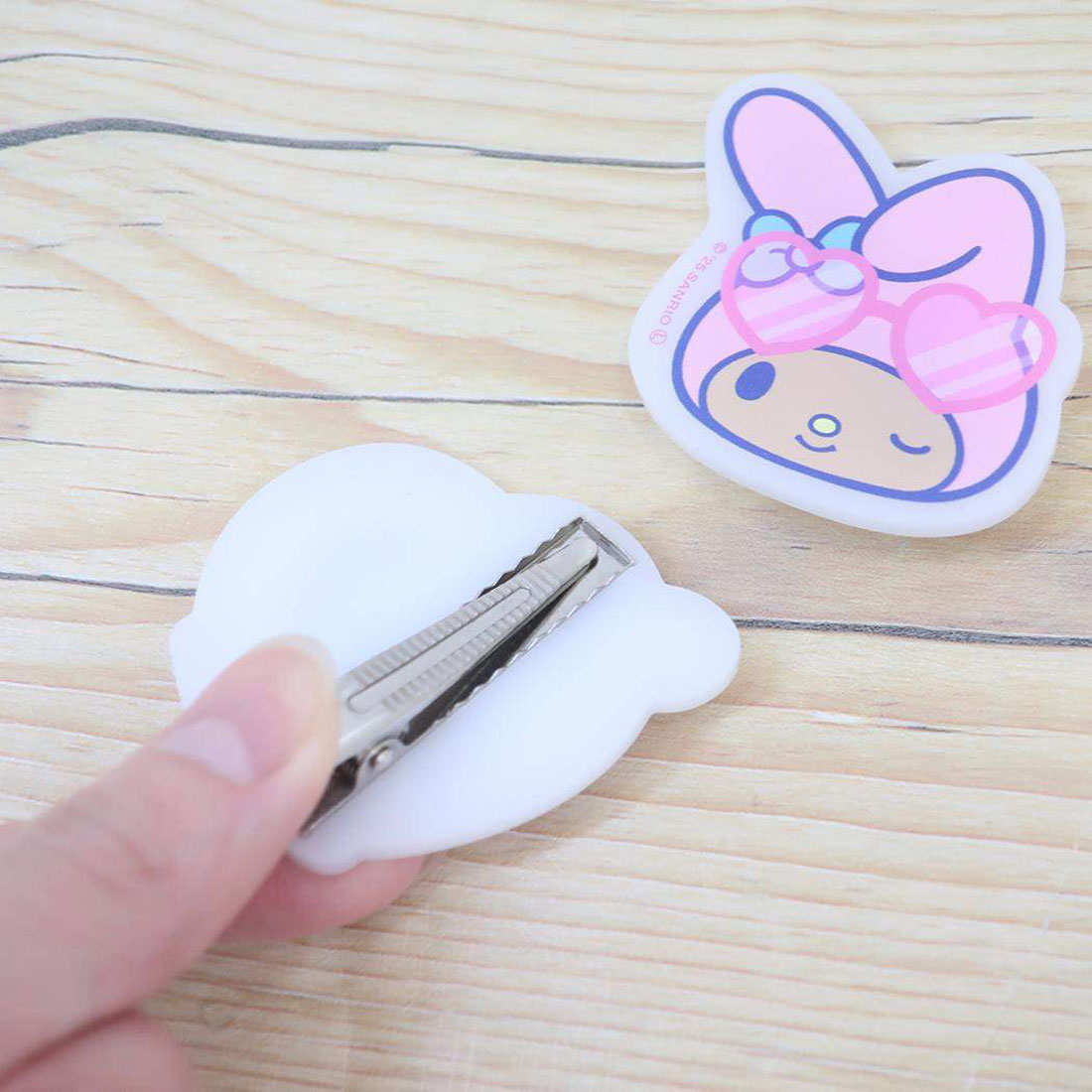 シネマコレクション cinemacollection マイメロディ ヘアアクセ マットヘアクリップ night party サンリオ カミオジャパン 前髪クリップ かわいい キャラクター グッズ 他