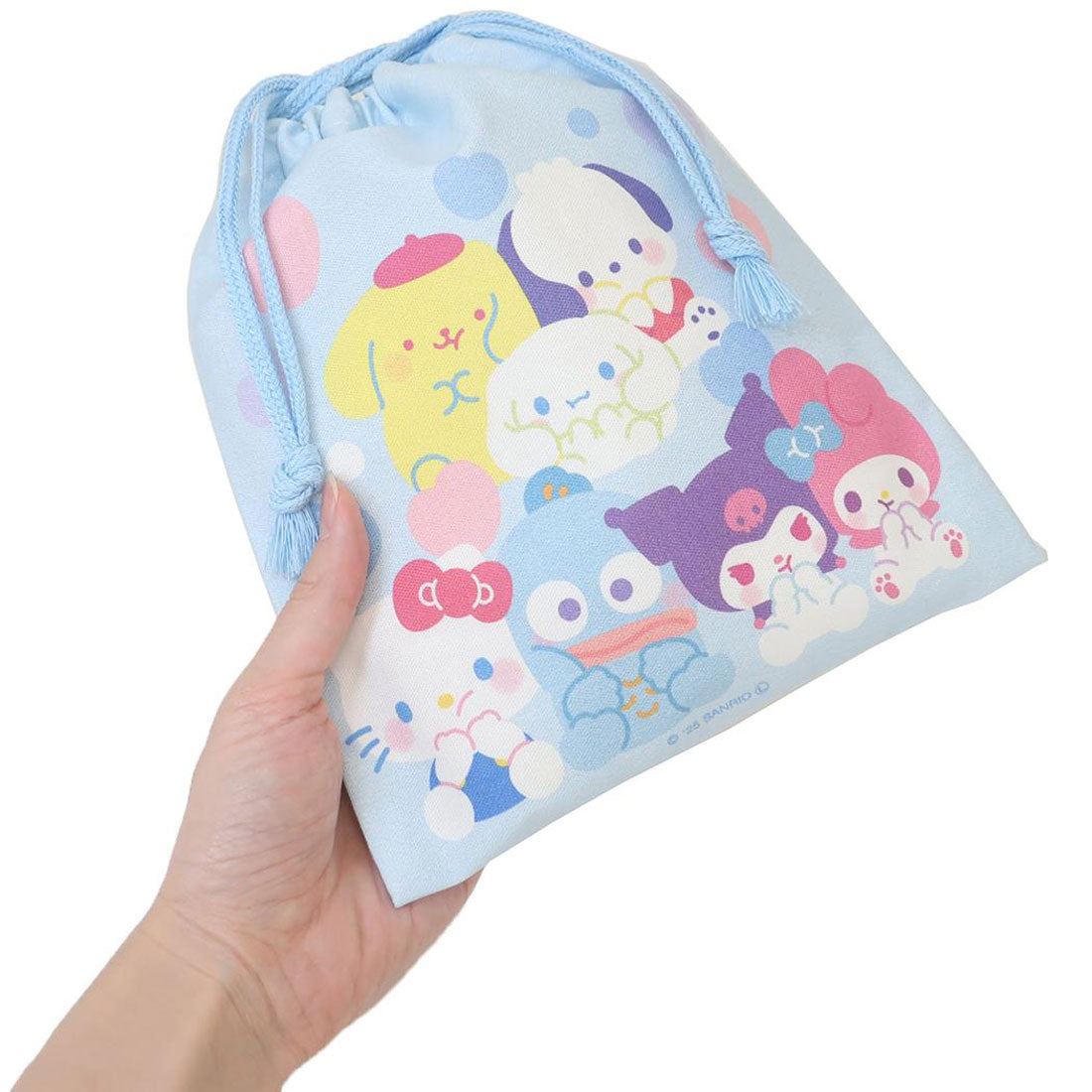 シネマコレクション cinemacollection サンリオキャラクターズ 巾着袋 巾着S きんちゃくポーチ サックス サンリオ マルヨシ 新学期準備雑貨 幼稚園 小学生 キャラクター グッズ 他