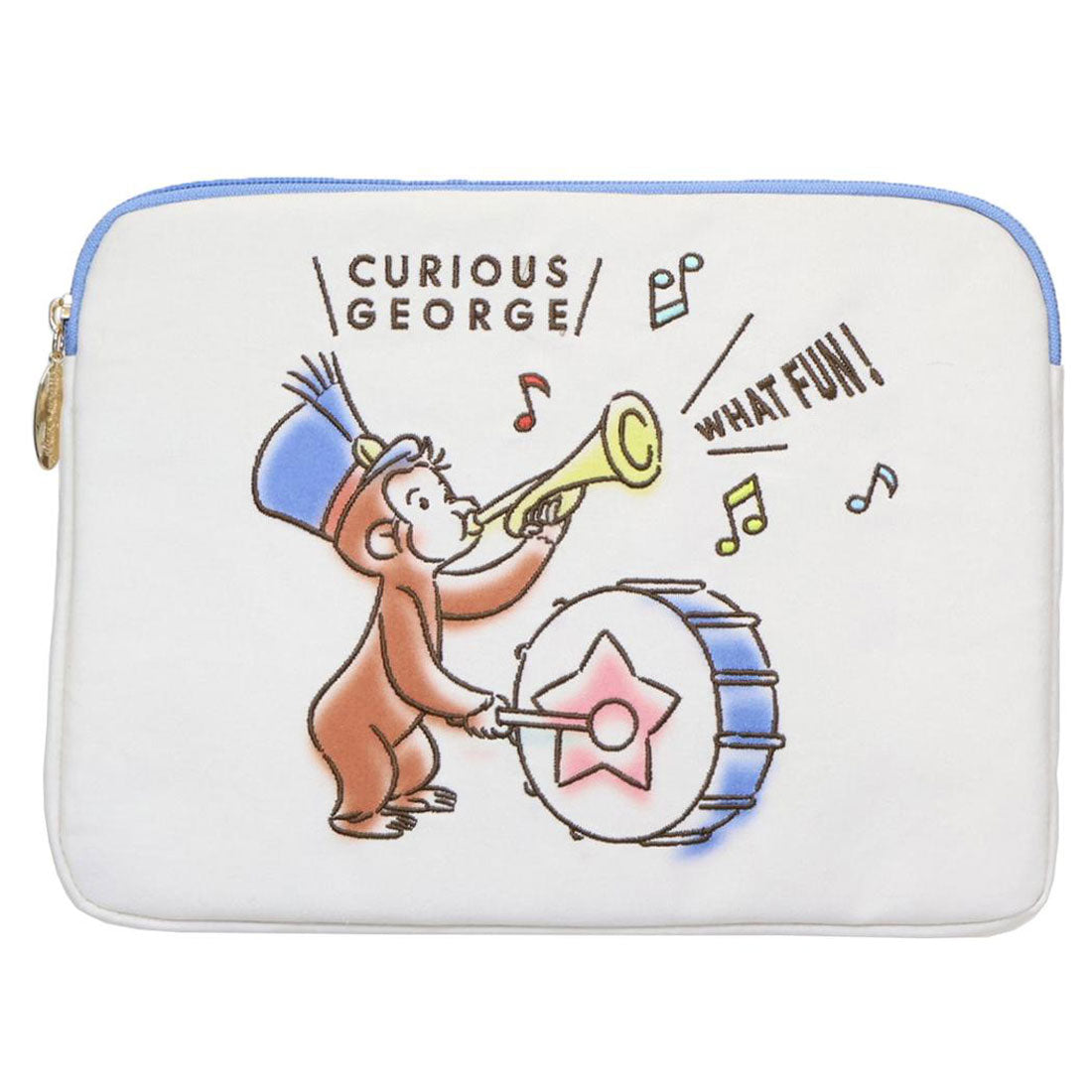 シネマコレクション cinemacollection おさるのジョージ ガジェットケース タブレットケース ミュージックファン 丸眞 タブレットポーチ タブレット入れ 絵本キャラクター グッズ 他