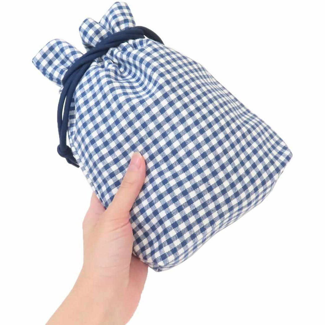 シネマコレクション cinemacollection スヌーピー 巾着袋 きんちゃくポーチ オラフ ネイビーチェックシリーズ ピーナッツ マリモクラフト 小物入れ かわいい キャラクター グッズ 他