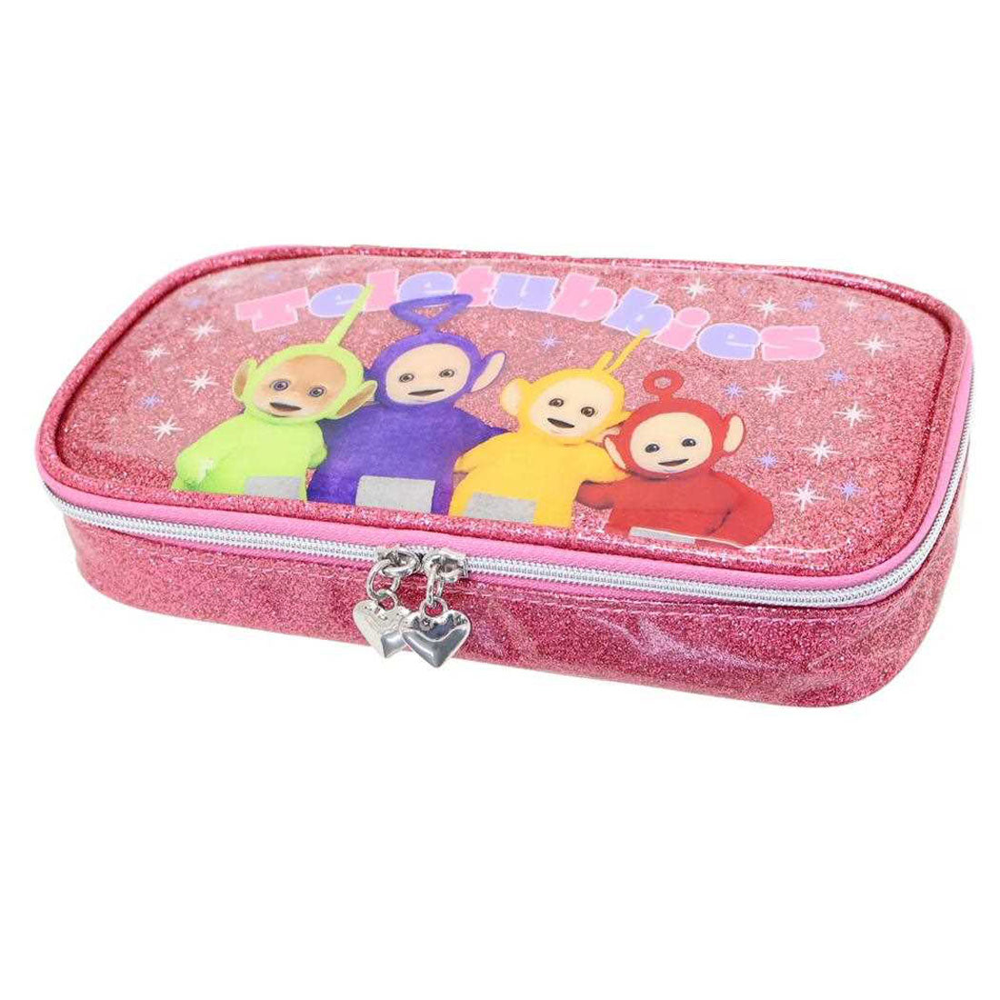 シネマコレクション cinemacollection テレタビーズ ペンケース グリッターペンポーチ ピンク Green Flash 新学期準備文具 キャラクター グッズ ピンク