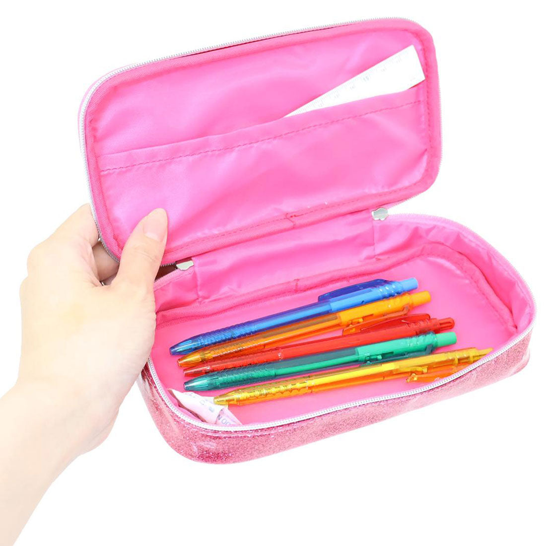 シネマコレクション cinemacollection テレタビーズ ペンケース グリッターペンポーチ ピンク Green Flash 新学期準備文具 キャラクター グッズ ピンク