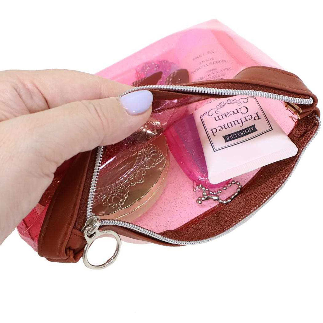 シネマコレクション cinemacollection ミカクニン コスメポーチ PVCポーチ ビッグフット Green Flash 小物入れ おもしろ雑貨 グッズ ピンク