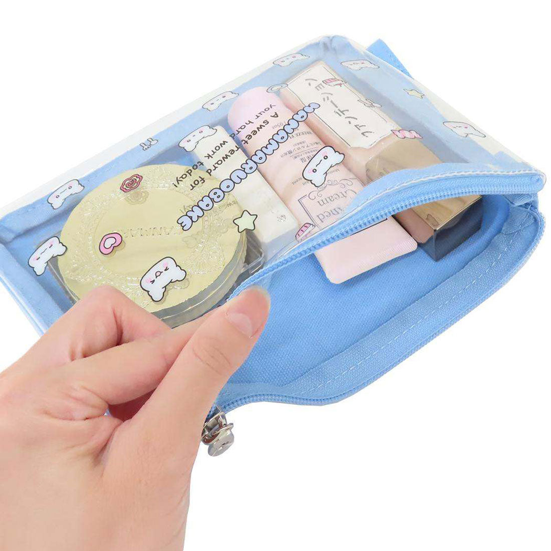 シネマコレクション cinemacollection はなまるおばけ コスメポーチ フラットポーチ BL サンリオ マリモクラフト 小物入れ キャラクター グッズ 他