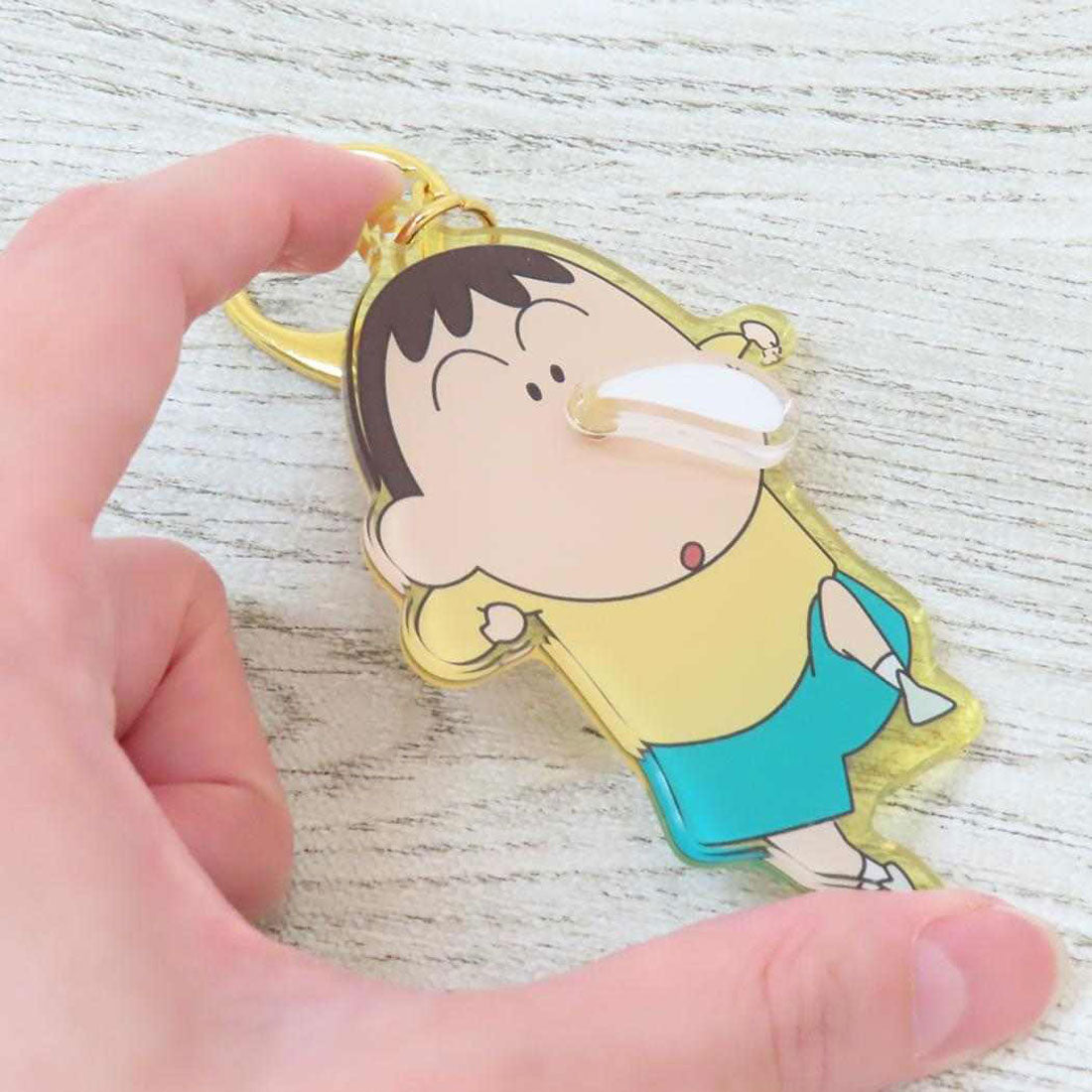 シネマコレクション cinemacollection クレヨンしんちゃん キーリング 鼻水ぐるぐるキーホルダー 全身 ティーズファクトリー プレゼント アニメキャラクター グッズ 他