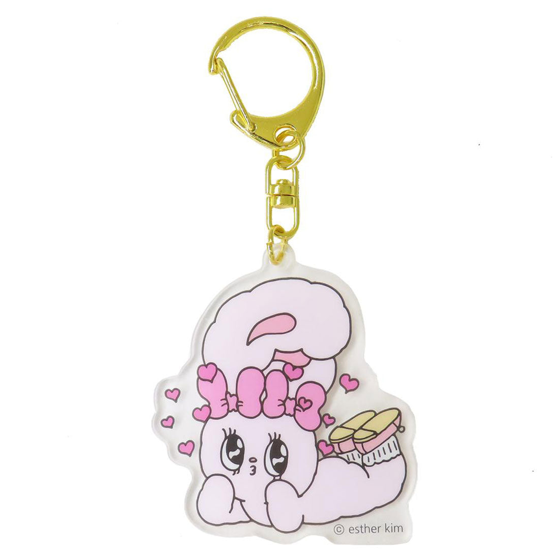 シネマコレクション cinemacollection エスターバニー キーリング アクリルキーホルダー リボンバニー サンタン アクキー キャラクター グッズ 他