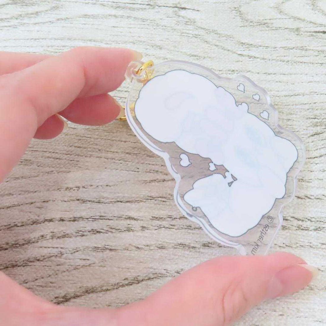 シネマコレクション cinemacollection エスターバニー キーリング アクリルキーホルダー リボンバニー サンタン アクキー キャラクター グッズ 他