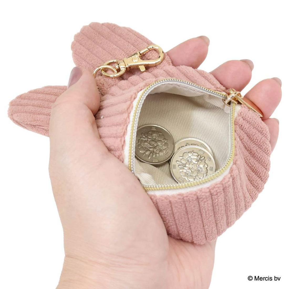 シネマコレクション cinemacollection ミッフィー ミニポーチ MIFFY CORDUROY ダイカットポーチ ピンク ディックブルーナ エフエービージャパン 小物入れ 絵本キャラクター グッズ ピンク