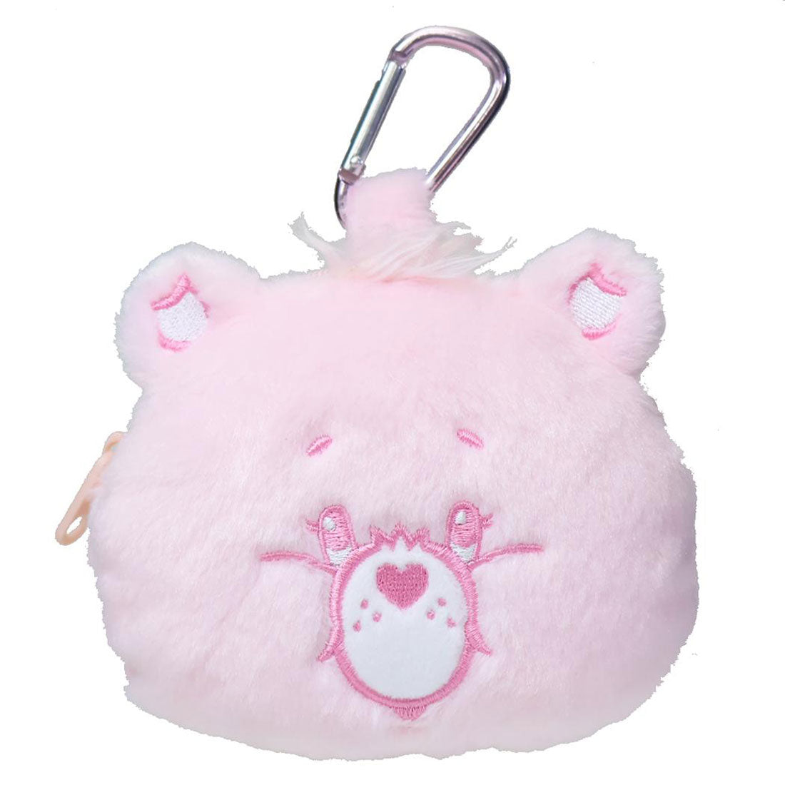 シネマコレクション cinemacollection ケアベア ミニポーチ カラビナ付きぬいぐるみファスナーポーチ チアベア CareBears ティーズファクトリー 小物入れ キャラクター グッズ ピンク