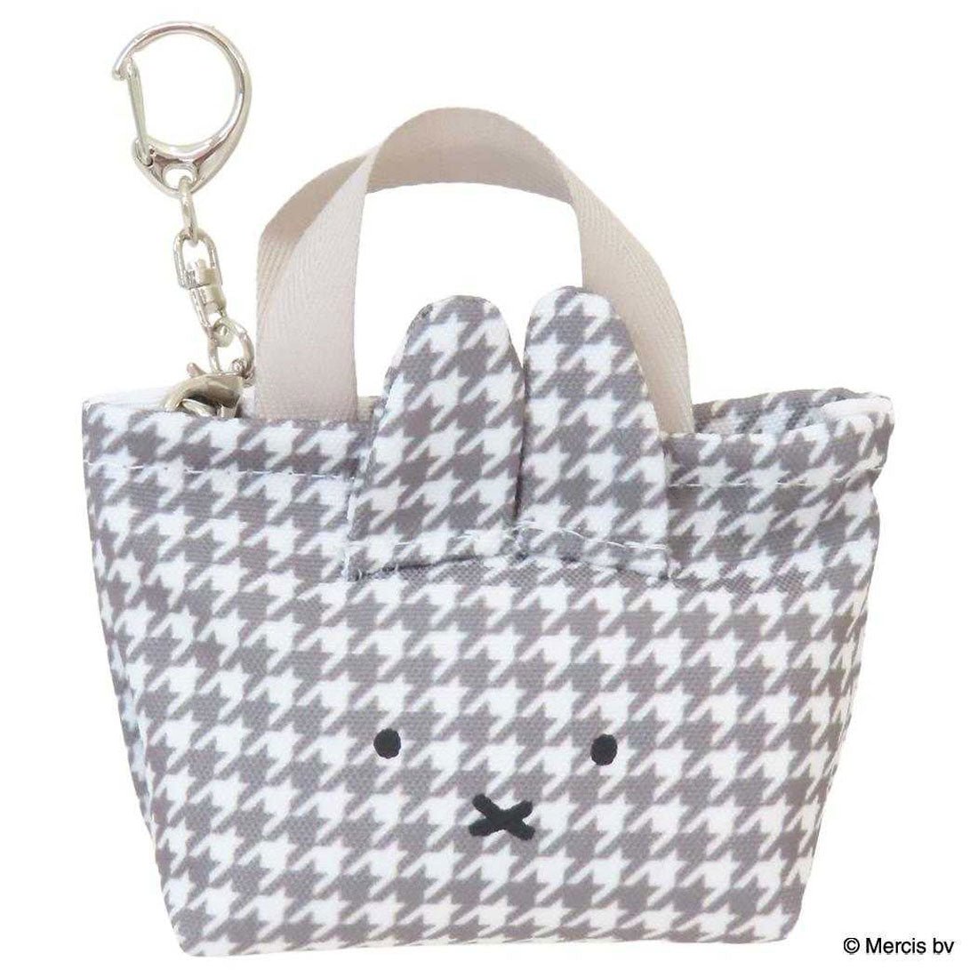 シネマコレクション cinemacollection ミッフィー キーリング MINI トートチャーム Chidori&Monotone 千鳥格子 ディックブルーナ エフエービージャパン バッグチャーム 小物入れ 絵本キャラクター グッズ 他