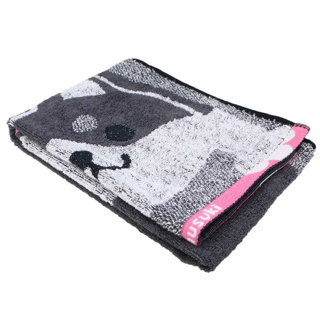 シネマコレクション cinemacollection inusuki フェイスタオル 甘撚りジャガードロングタオル のび豆しば いぬ 犬飼タオル 新生活準備 かわいい グッズ 他