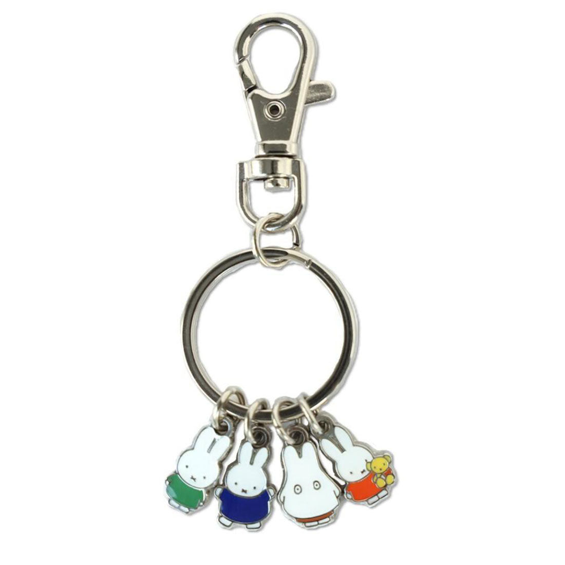 シネマコレクション cinemacollection ミッフィー キーリング 4連tiny charm ディックブルーナ ゾーウィー チャーム かわいい 絵本キャラクター グッズ 他