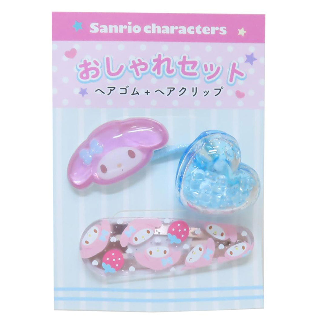 シネマコレクション cinemacollection マイメロディ ヘアアクセ おしゃれセット サンリオ ヘアゴム&ヘアクリップ ヘアアレンジ 髪留め キャラクター グッズ ピンク