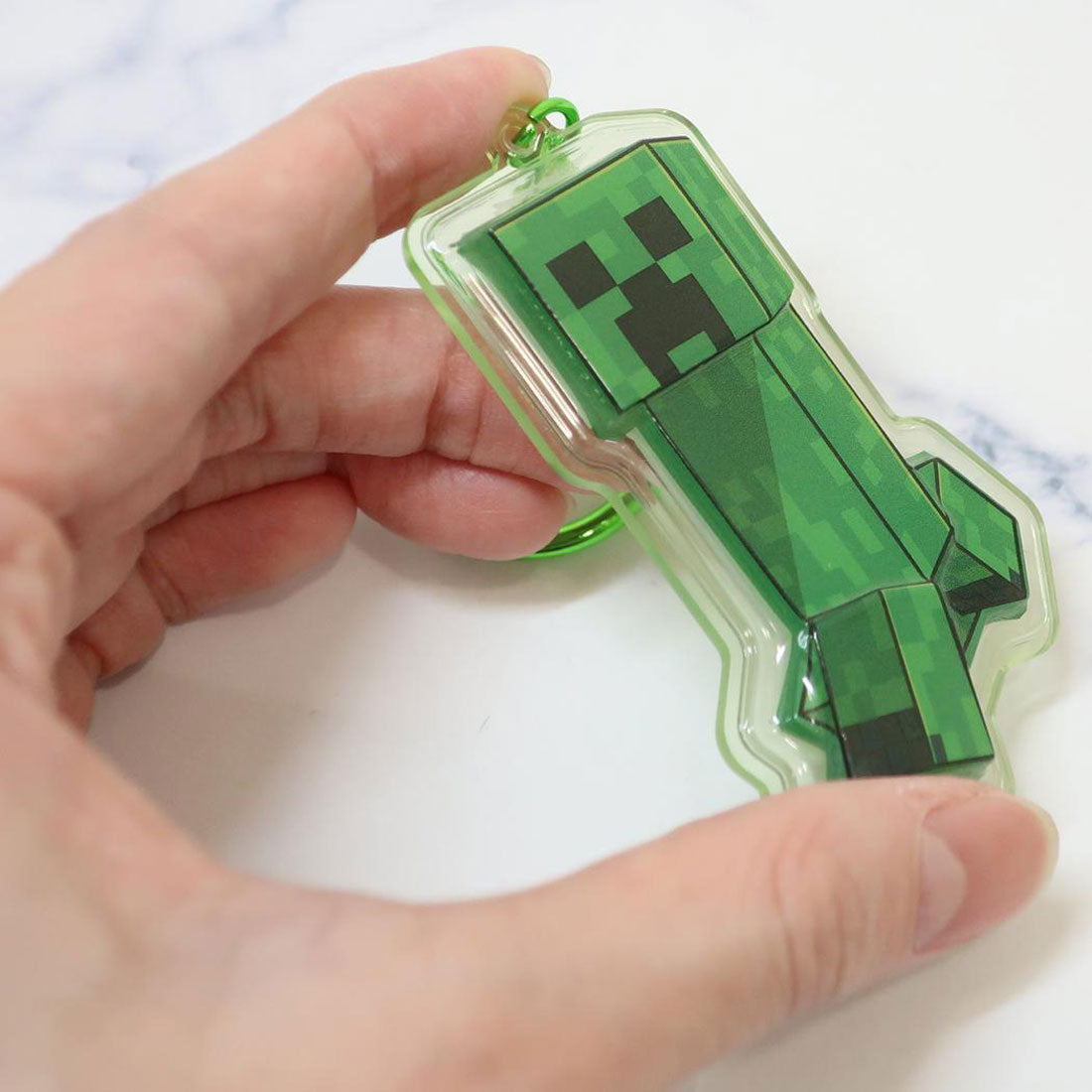 シネマコレクション cinemacollection マインクラフト キーリング ぷっくりったいキーホルダー クリーパー Minecraft プレゼント ゲームキャラクター グッズ 他