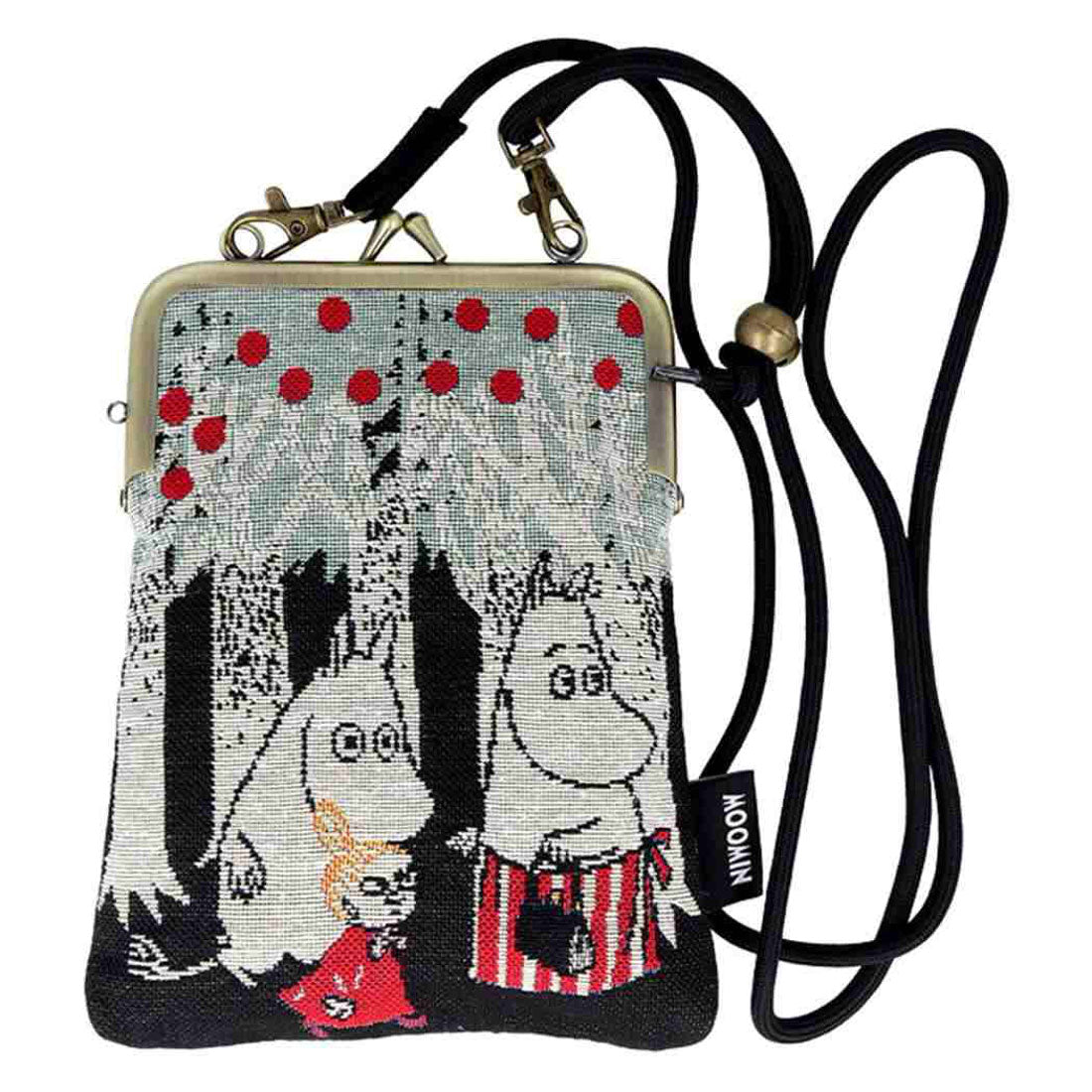 シネマコレクション cinemacollection ムーミン スマホポーチ ゴブラン織 マルチショルダーポーチ がま口 仲間 北欧 サンスター文具 プレゼント ギフト キャラクター グッズ 他