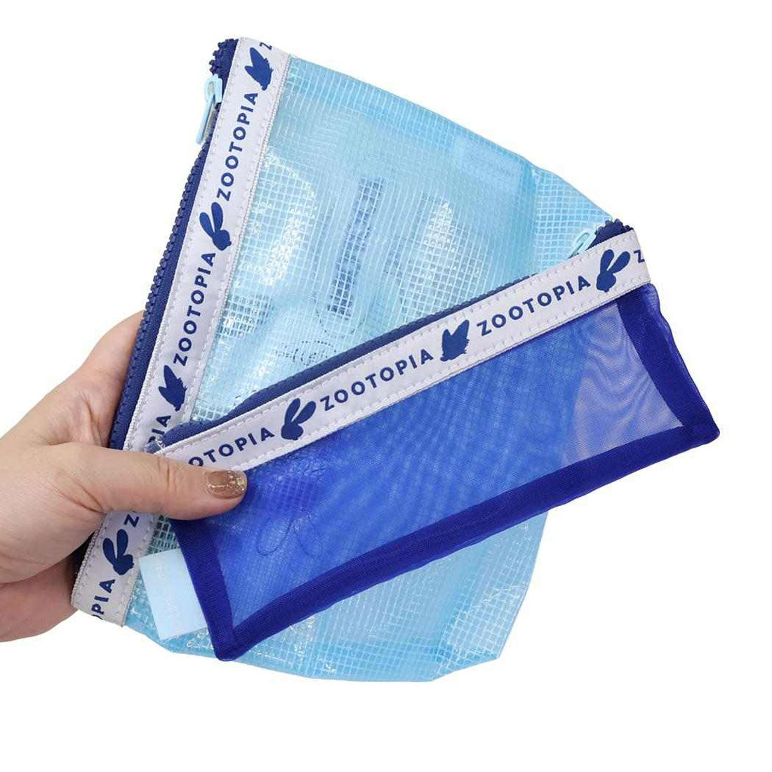 シネマコレクション cinemacollection ズートピア クリアポーチ 洗面ポーチ2Pセット ニック&ジュディ トラベル ディズニー マリモクラフト 化粧ポーチ 小物入れ キャラクター グッズ ブルー