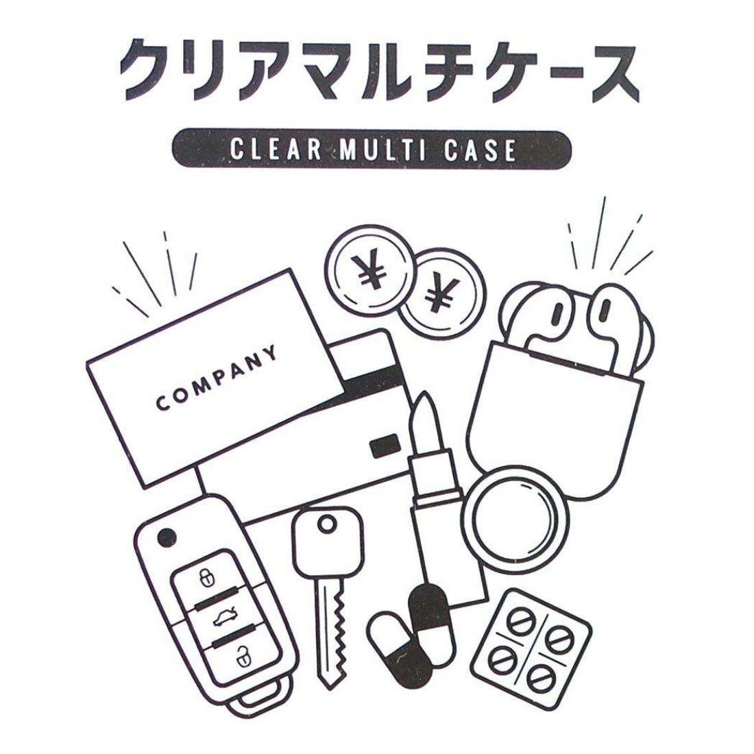シネマコレクション cinemacollection オサムグッズ ミニポーチ クリアマルチケースSS DOG Osamu Goods マリモクラフト 小物入れ キャラクター グッズ 他