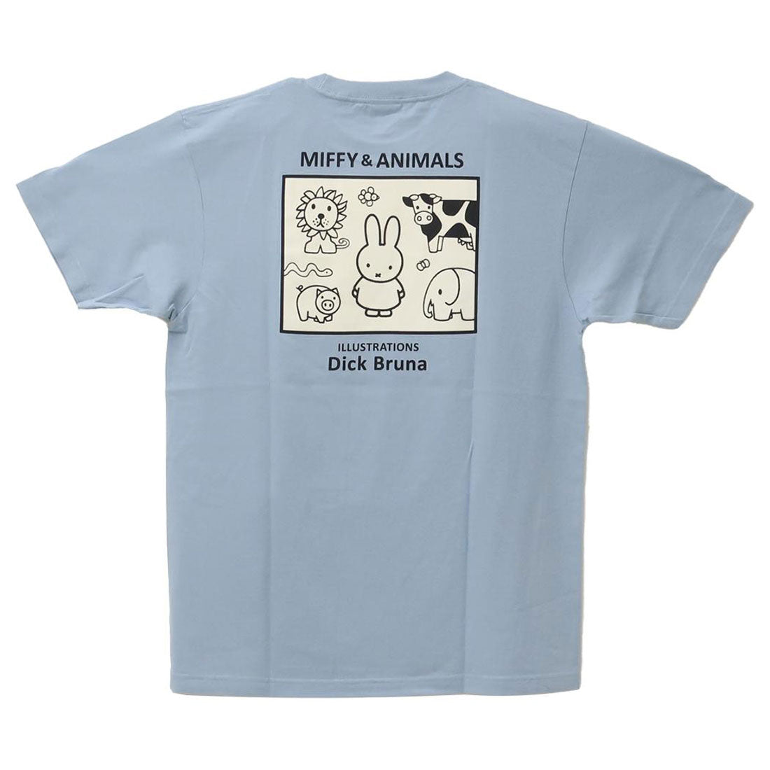 シネマコレクション cinemacollection ミッフィー Tシャツ MIFFY & ANIMALS Lサイズ ディックブルーナ ワタナベ ファッション 絵本キャラクター グッズ ブルー