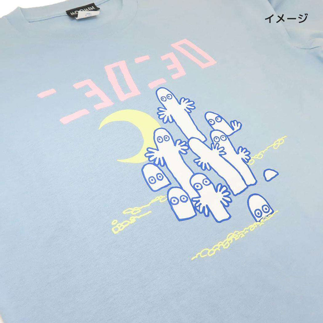 シネマコレクション cinemacollection ムーミン Tシャツ T-SHIRTS ニョロニョロ GN Mサイズ 北欧 ワタナベ 半袖 キャラクター グッズ グリーン