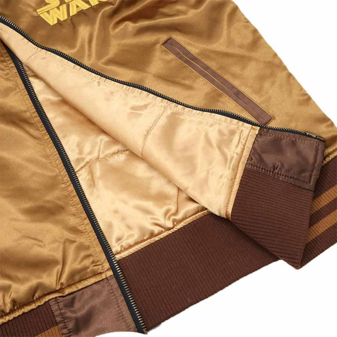 シネマコレクション cinemacollection スターウォーズ アウター スカジャン L ブラウンアグレッシブ STAR WARS 丸眞 メンズ レディース ユニセックス オーバーサイズ キャラジャン キャラクター グッズ 他