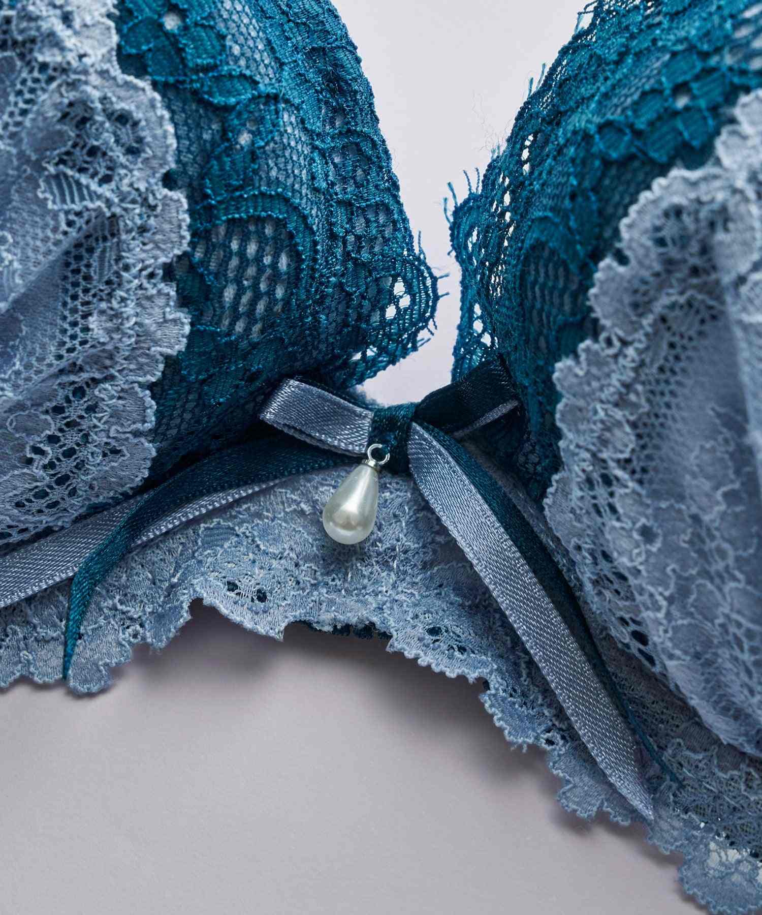 ユナウ YU'NOW モテ谷間のもっちりコンフォートブラ&ショーツ【返品不可商品】 (チェリーレッド) チェリーレッド