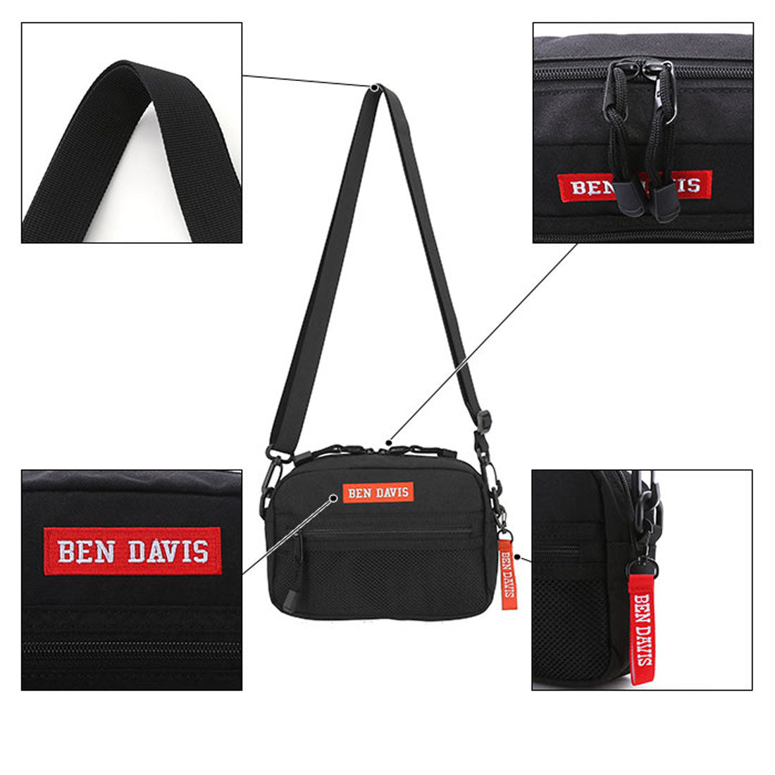 Ben Davis Wide Mesh Shoulder