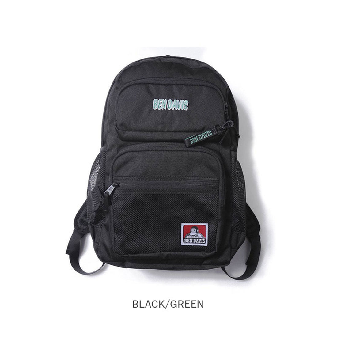 ベンデイビス BEN DAVIS ベンデイビス リュック BDW-8306 (BLACK/GREEN) BLACK/GREEN
