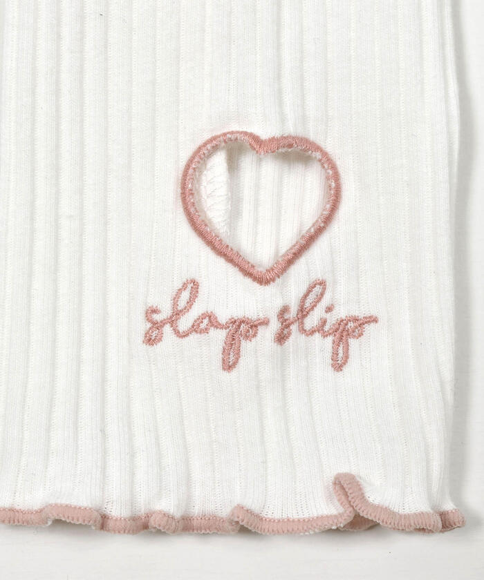 スラップ スリップ SLAP SLIP 裾ハートくりぬきレギンス