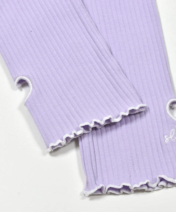 スラップ スリップ SLAP SLIP 裾ハートくりぬきレギンス