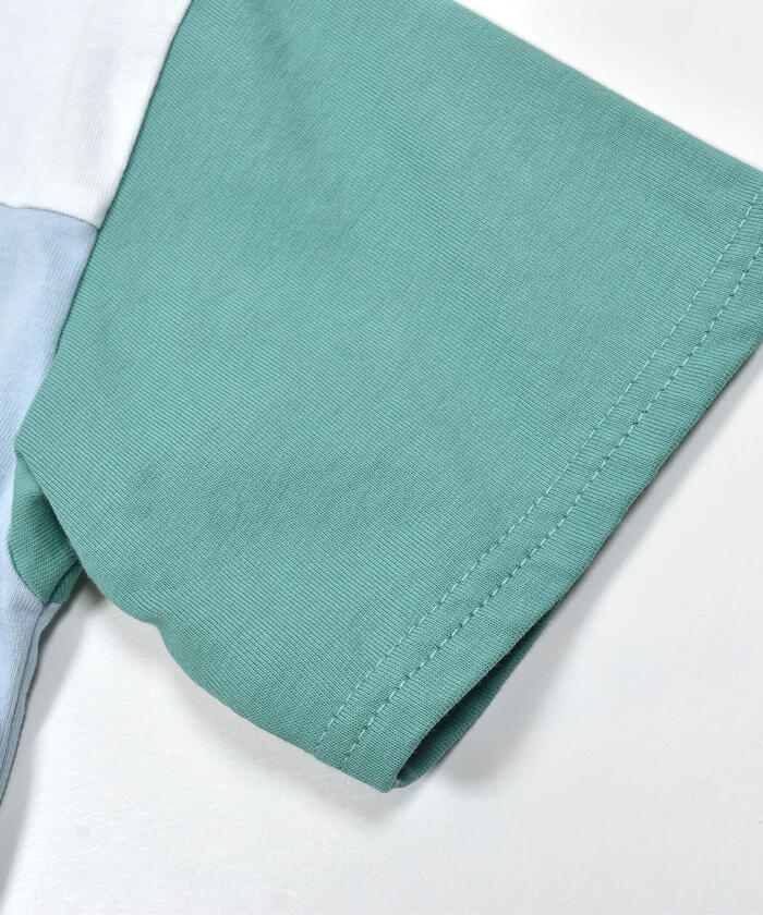 スラップ スリップ SLAP SLIP ポケット付きビッグシルエットバイカラー半袖Tシャツ(80~130cm) (グレー系) グレー系