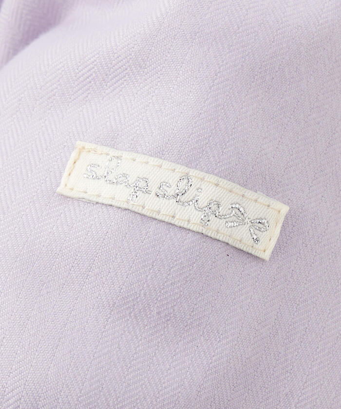 スラップ スリップ SLAP SLIP フワフワファー襟リボン付きショートジャケット