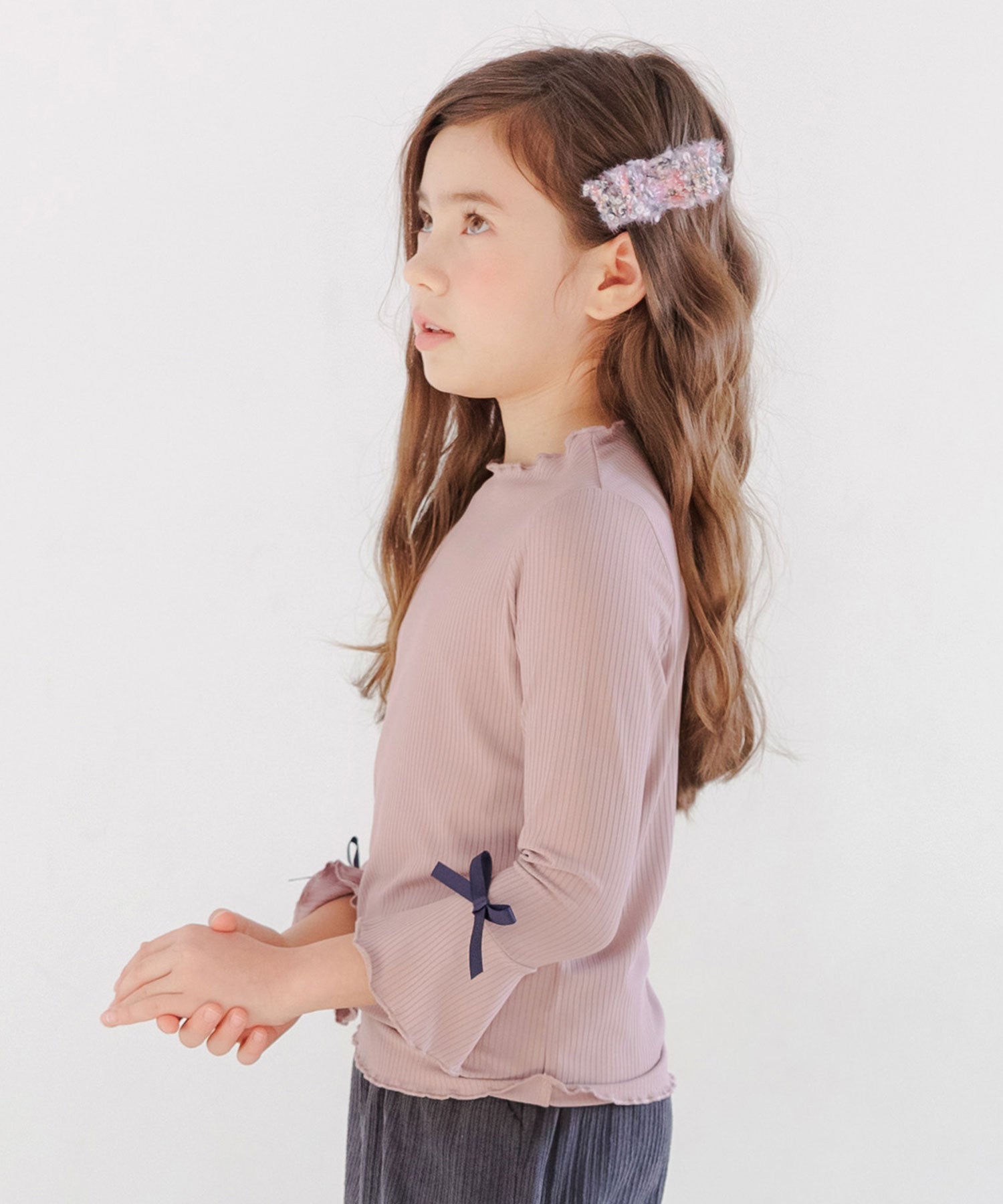 コドモフク ビー 子供服Bee 長袖リブトップス