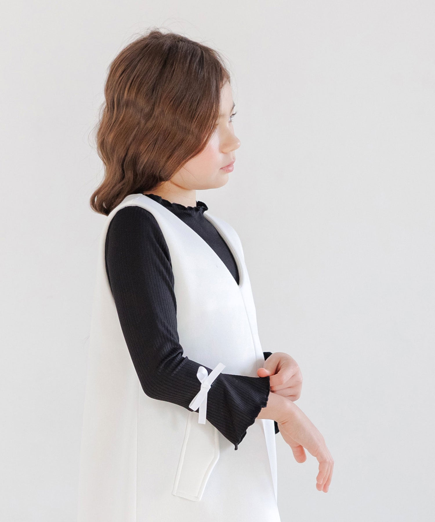 コドモフク ビー 子供服Bee 長袖リブトップス
