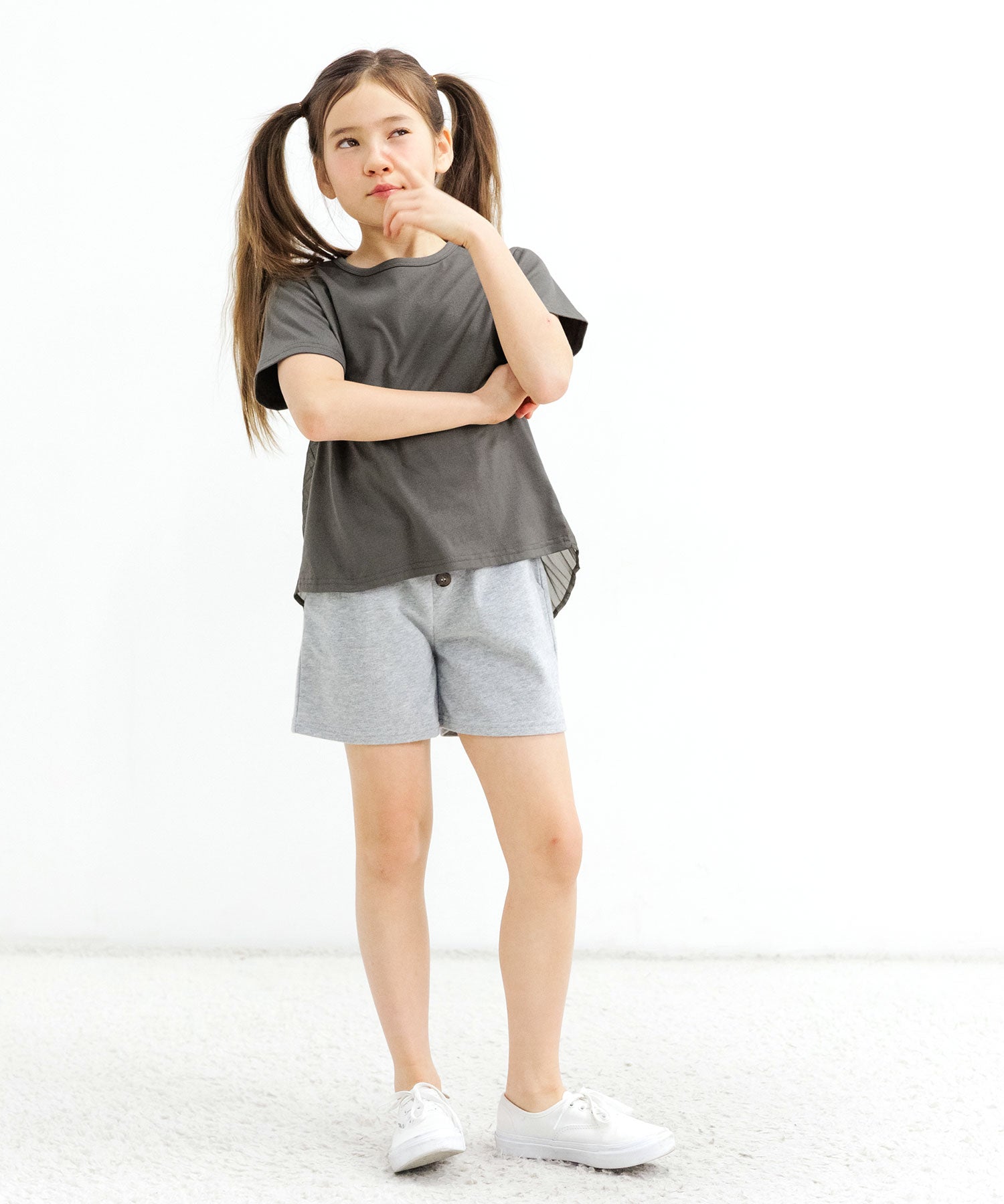 Kodomo Fuku Bee Children's Clothing Bee Back Pleats Top