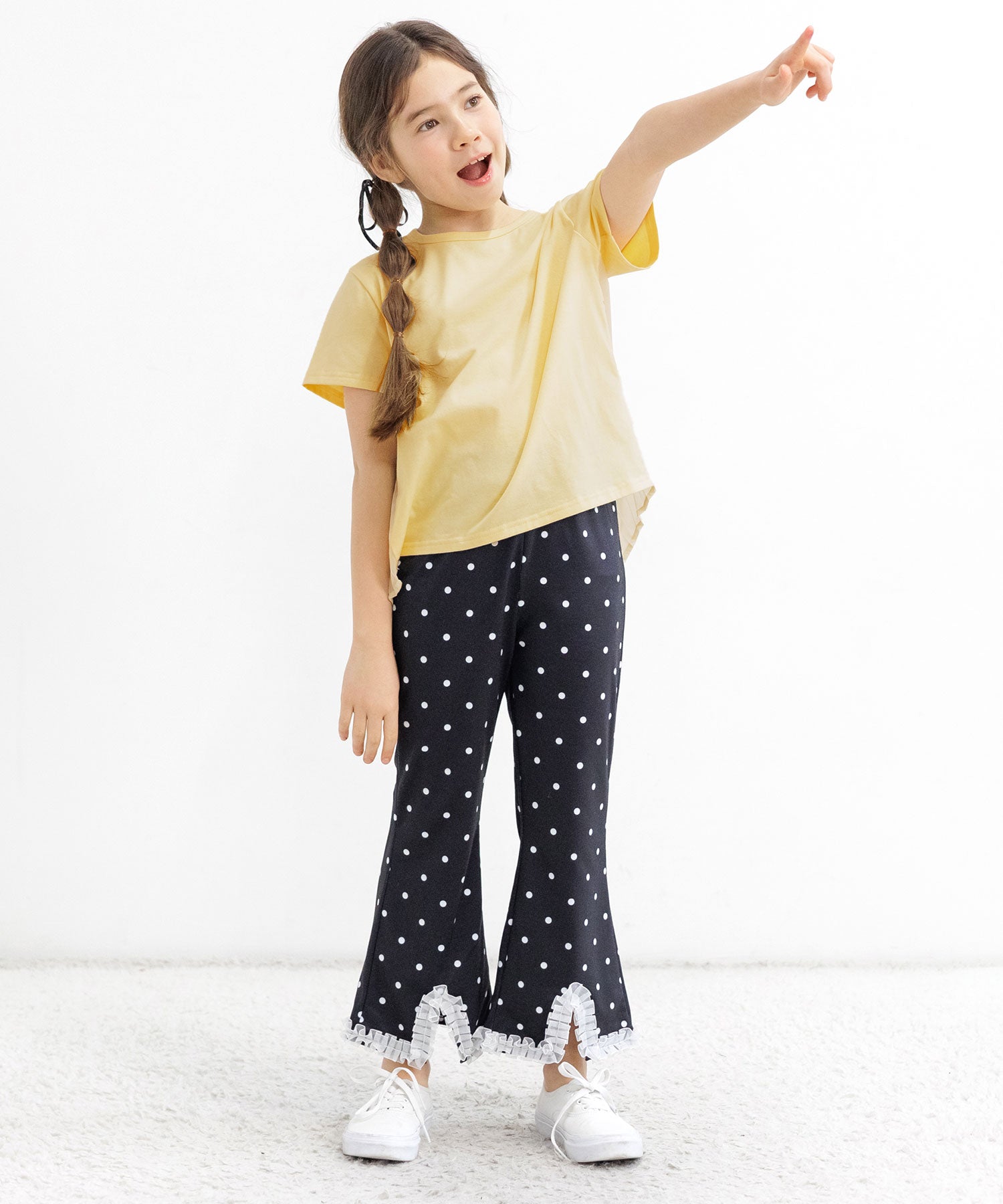 Kodomo Fuku Bee Children's Clothing Bee Back Pleats Top