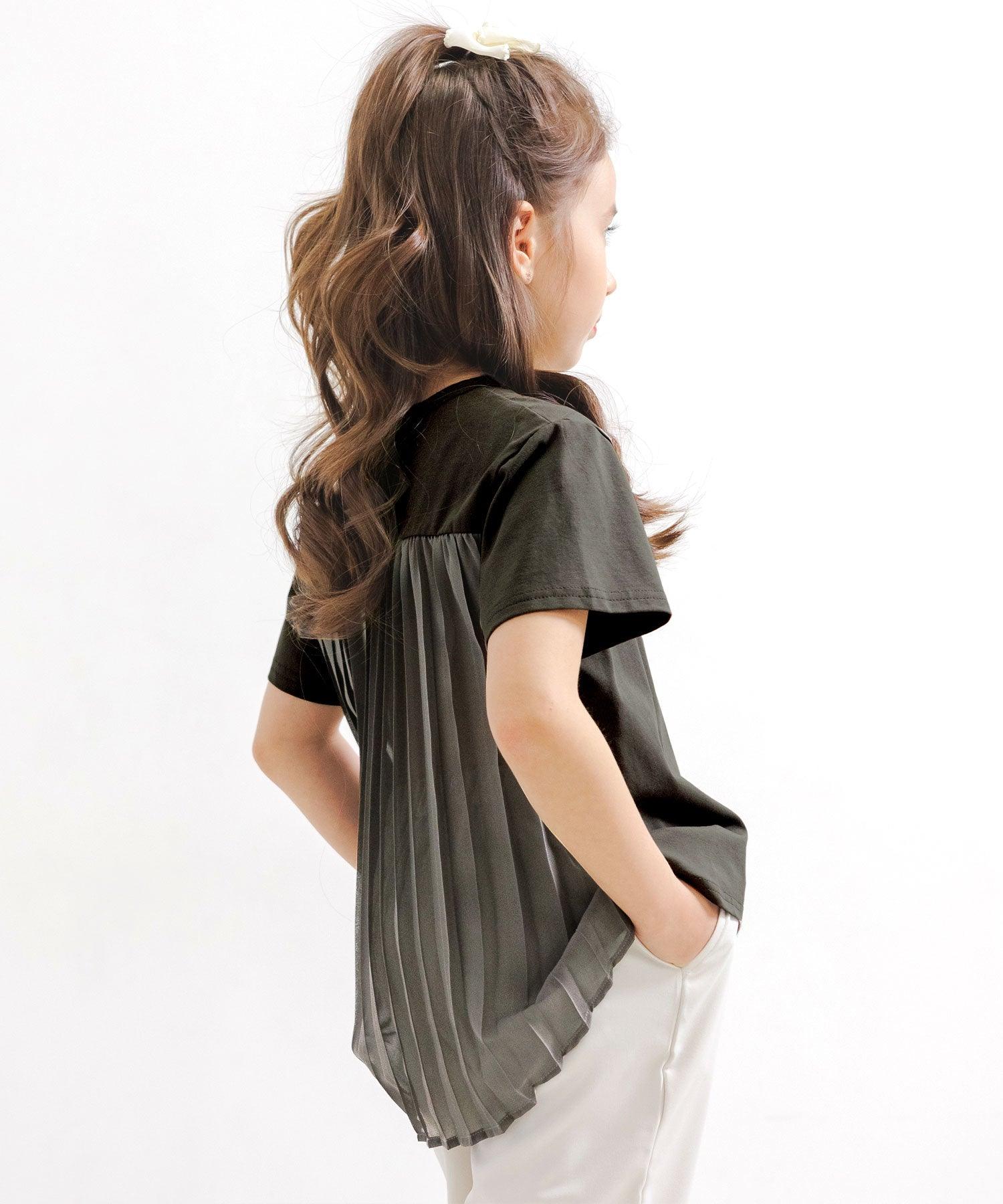 Kodomo Fuku Bee Children's Clothing Bee Back Pleats Top
