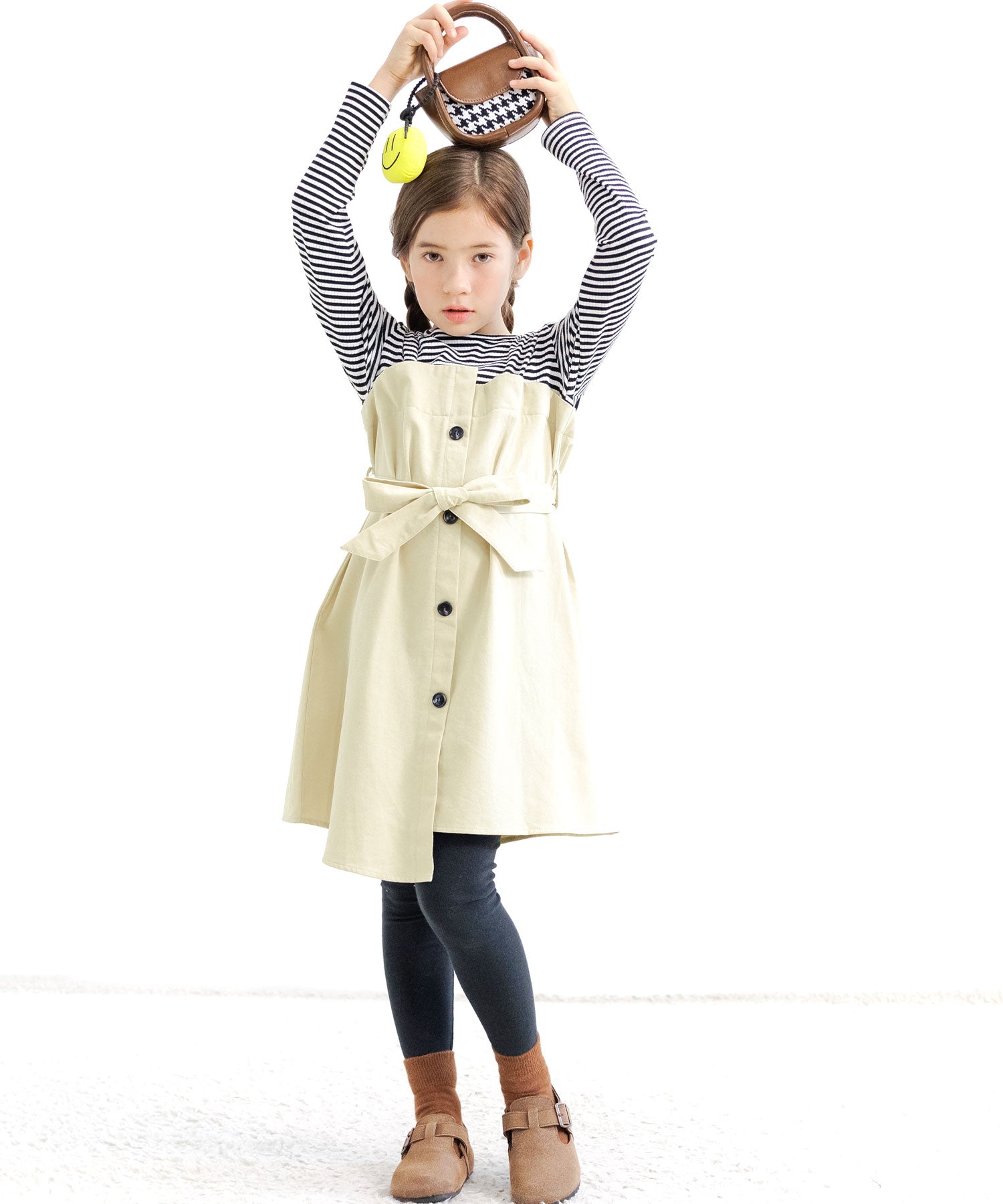 コドモフク ビー 子供服Bee アシメトリーワンピース