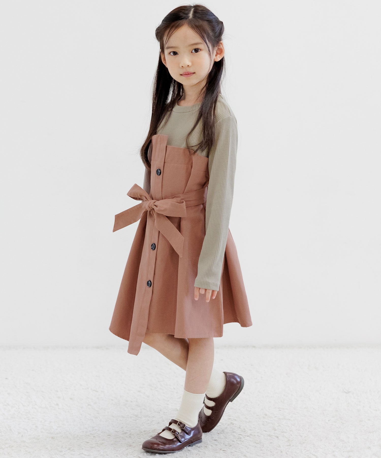 コドモフク ビー 子供服Bee アシメトリーワンピース