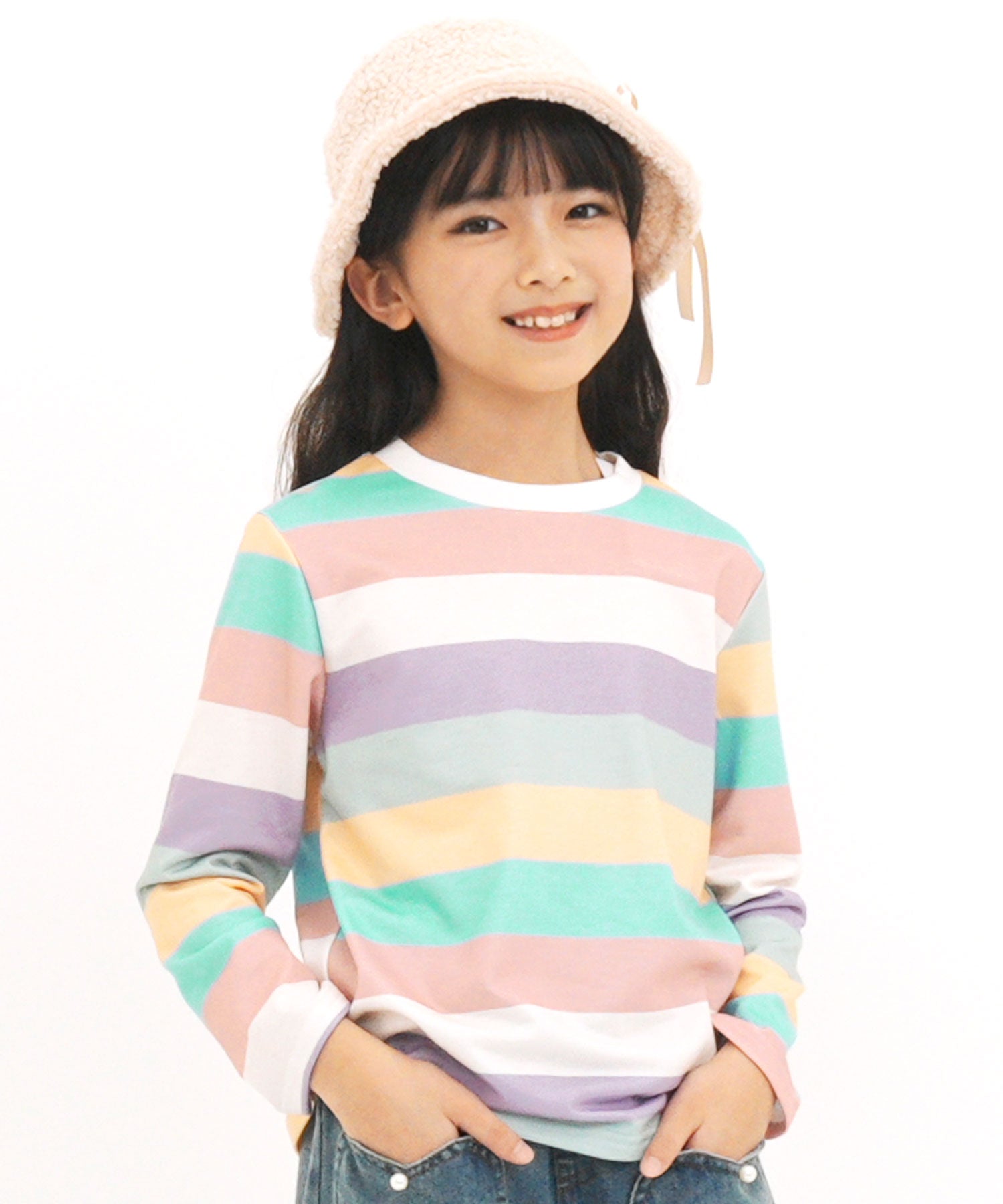 コドモフク ビー 子供服Bee ボーダートップス