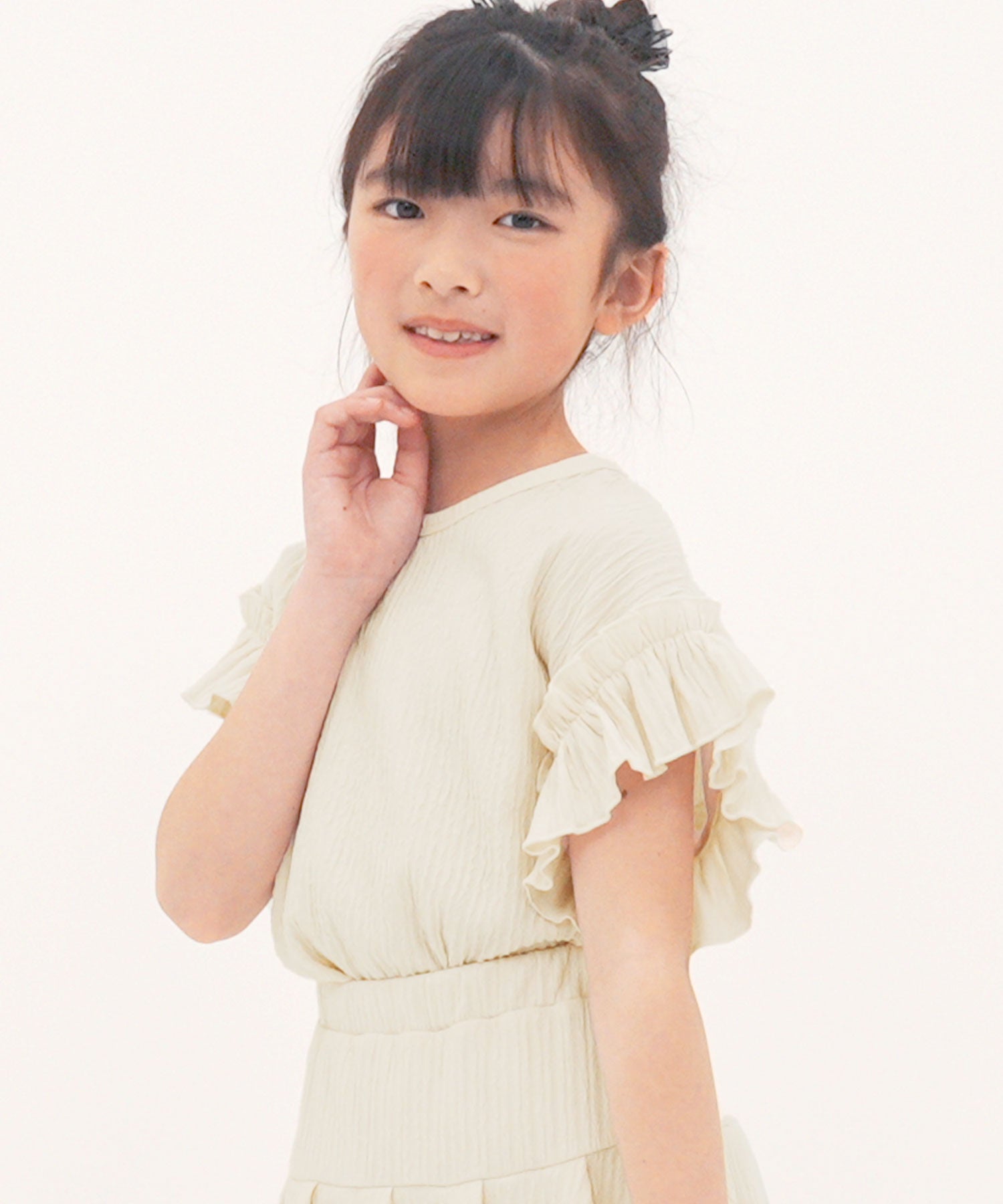 コドモフク ビー 子供服Bee 半袖トップス,ホワイト
