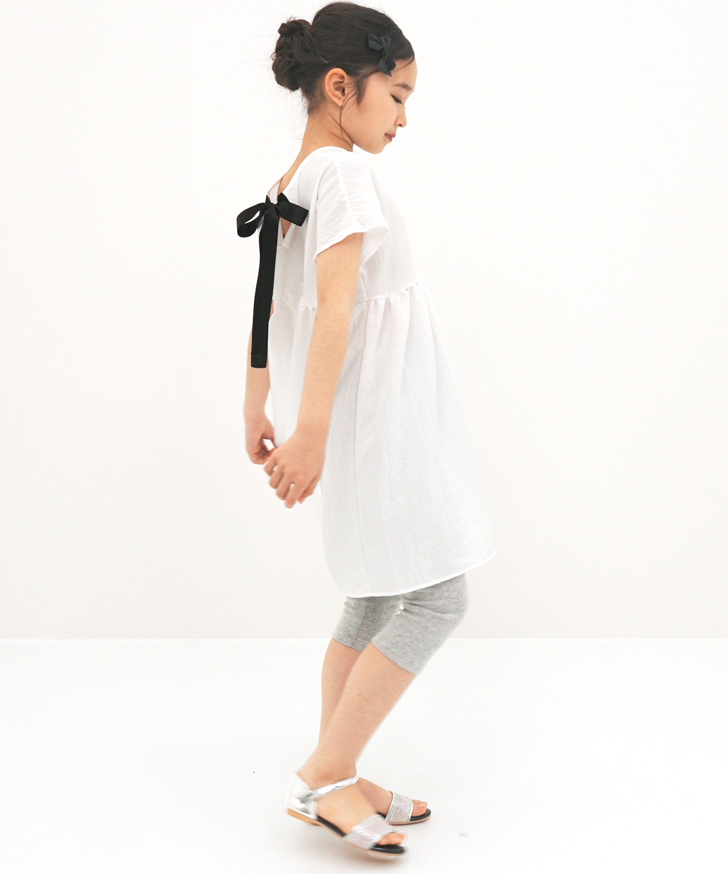 コドモフク ビー 子供服Bee バックリボンワンピース