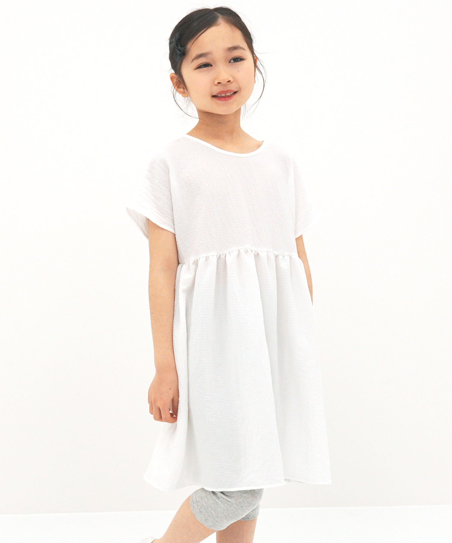 コドモフク ビー 子供服Bee バックリボンワンピース