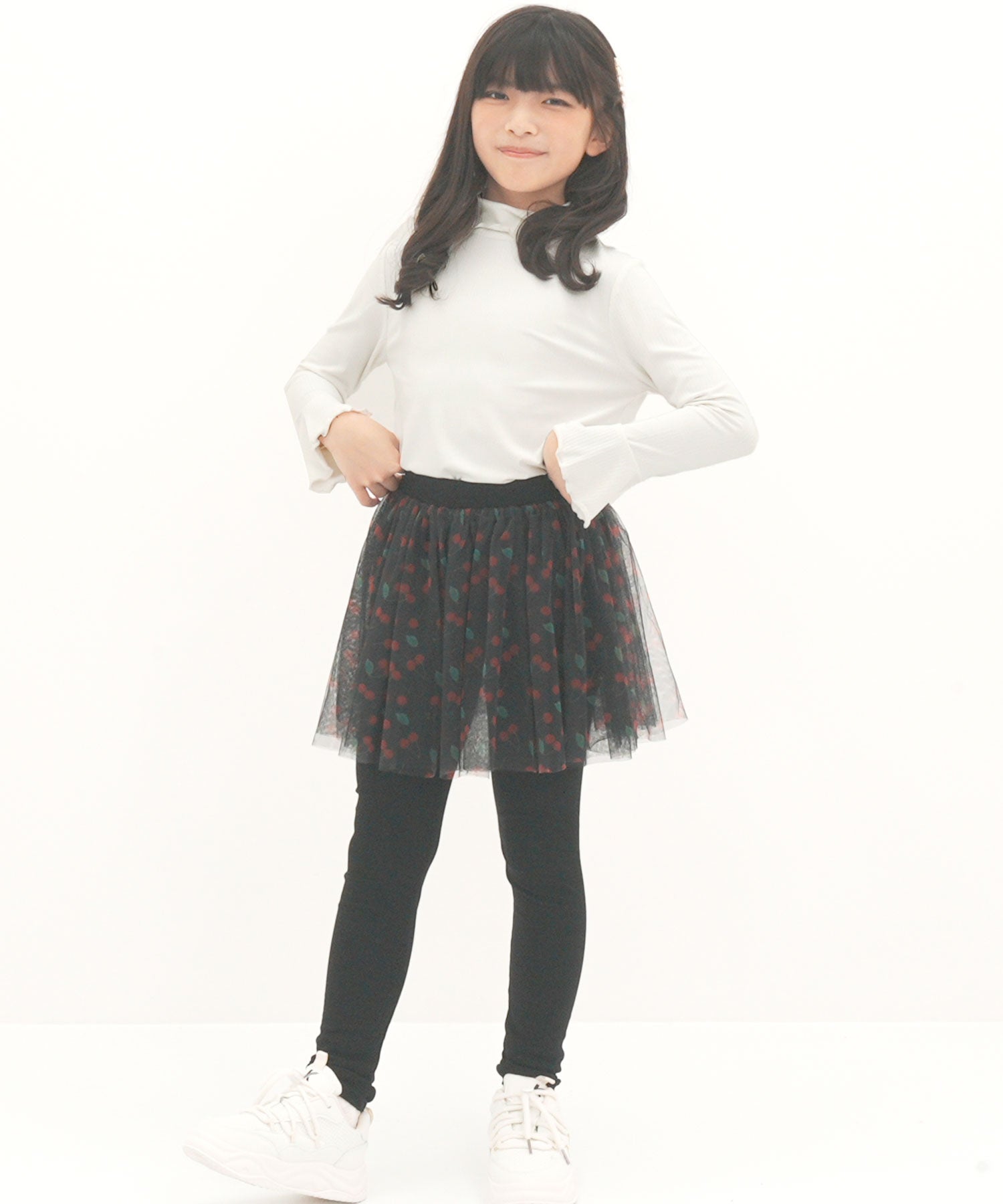 コドモフク ビー 子供服Bee リブ地トップス