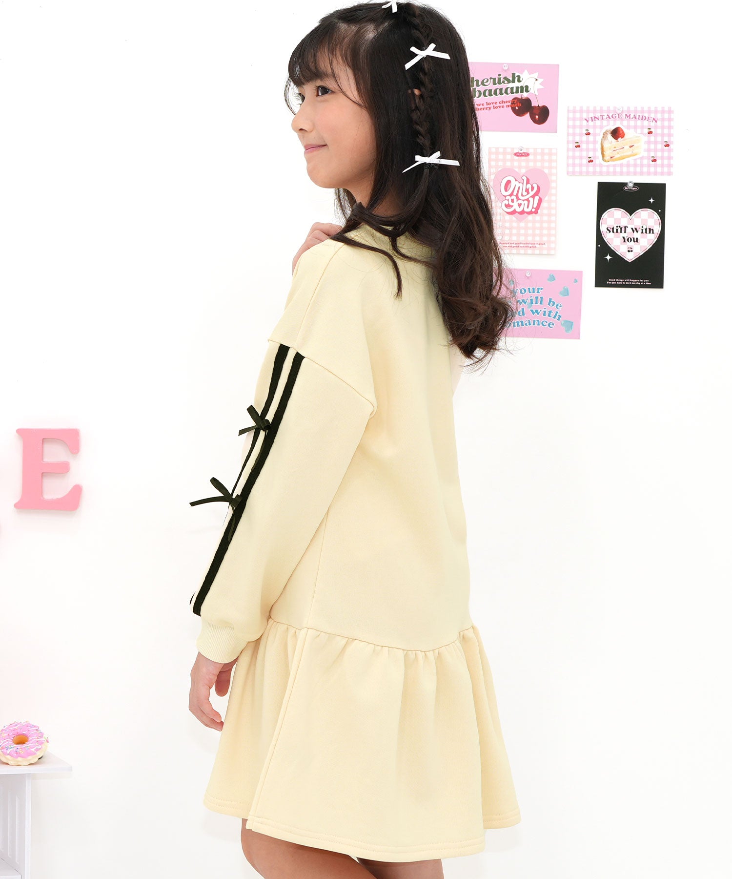 コドモフク ビー 子供服Bee 長袖ワンピース