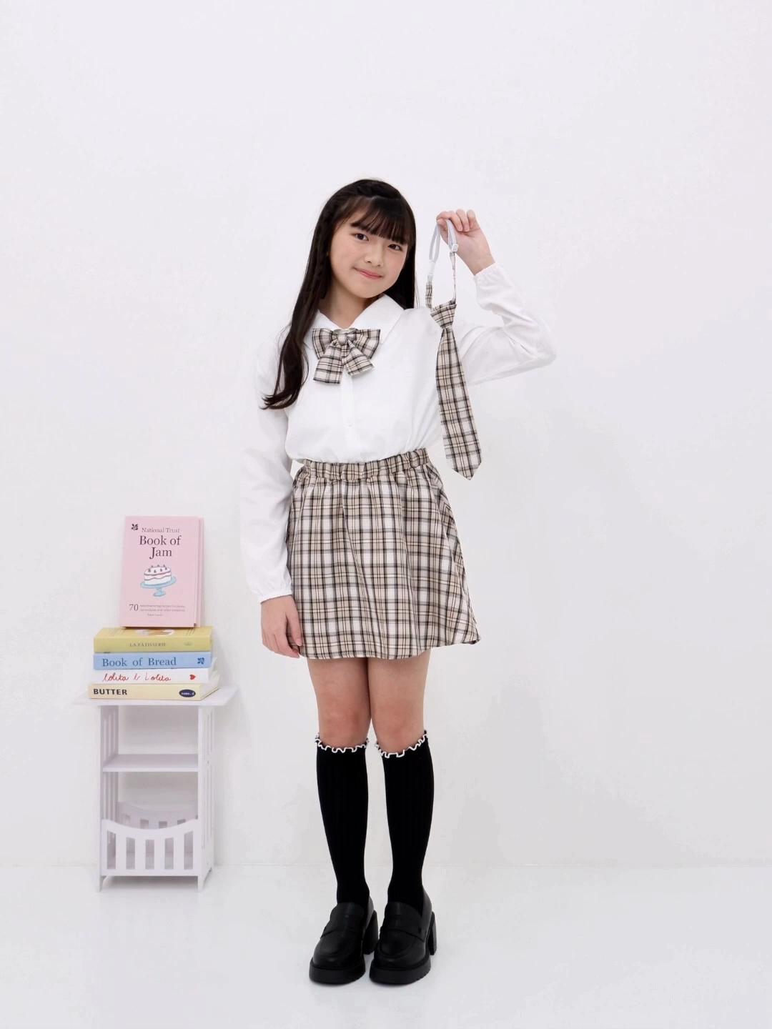 コドモフク ビー 子供服Bee セットアップ (ホワイト×ベージュ) ホワイト×ベージュ