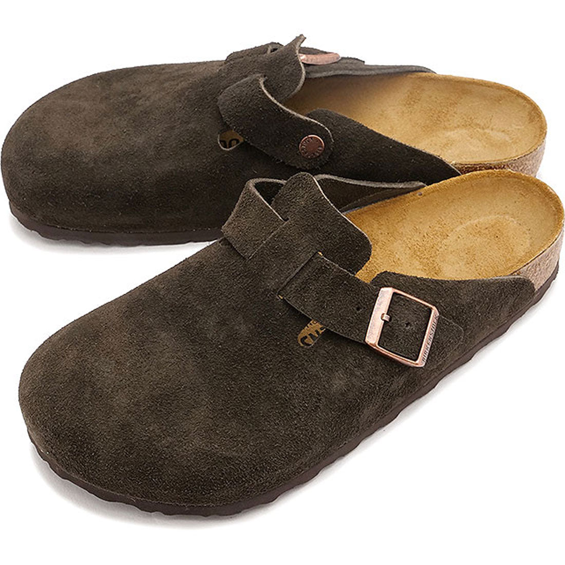BIRKENSTOCK BOSTON BS VL MOCCA | SUEDE-LEATHER [60901/1027460]