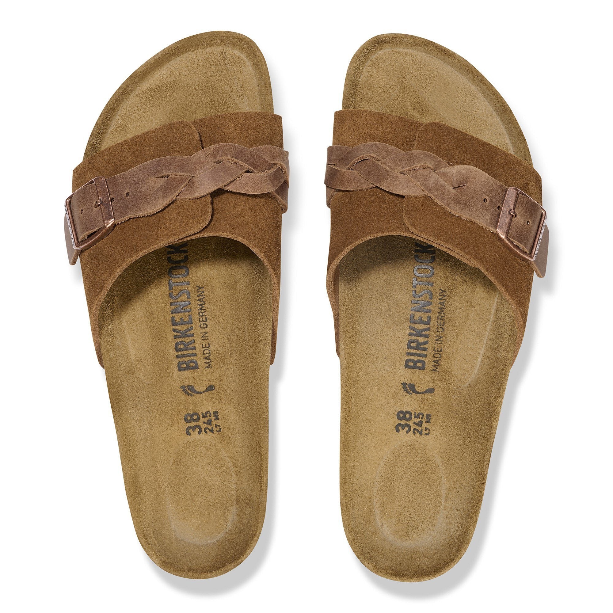 ビルケンシュトック BIRKENSTOCK Oita Braided / オオイタ ブレイデッド スエードレザー 【ナロー幅】 WOMEN (ミンク) ミンク