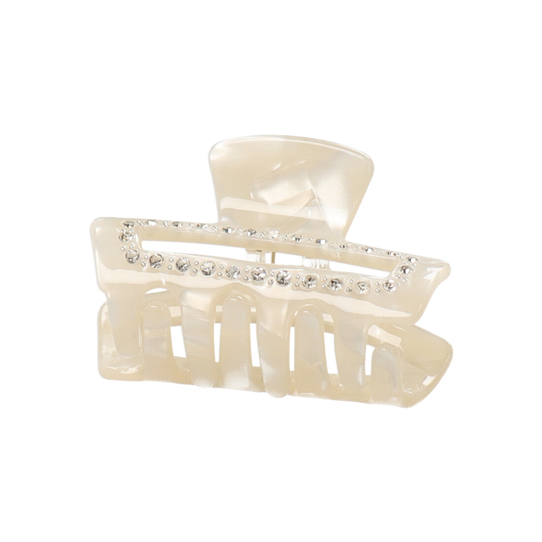 ビビ BIBI ミニ バンスクリップ (ヘアクリップ) (ホワイト系) ホワイト系